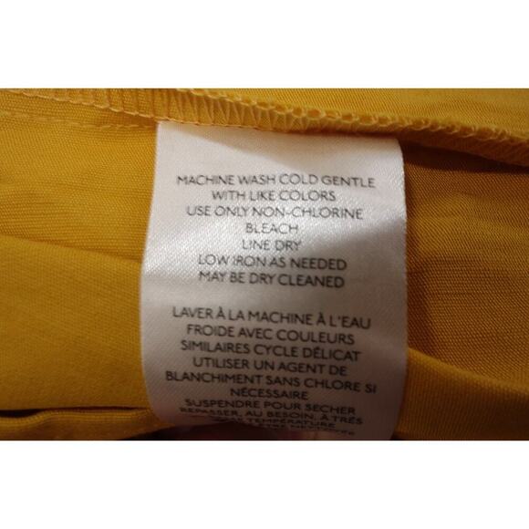 NEW Anthropologie The Soleil Slim Strapless Ruched Dress Mango Yellow Size 2X - Picture 13 of 13